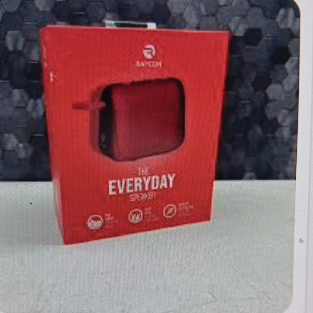 Raycon Red Everyday Speaker, NWOT.